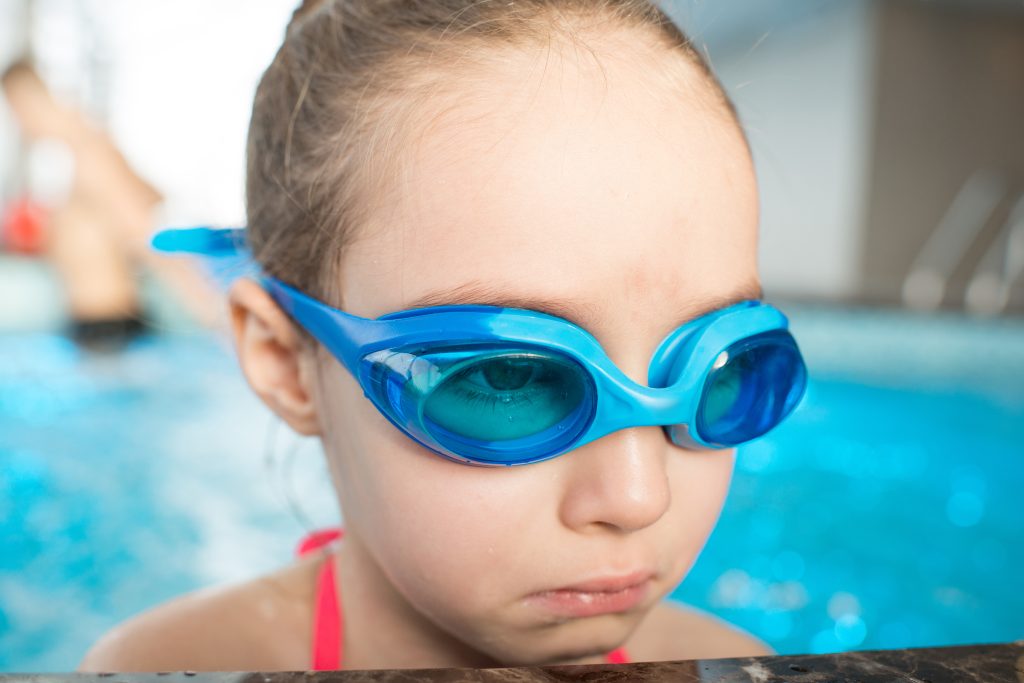 child hates wearing goggles